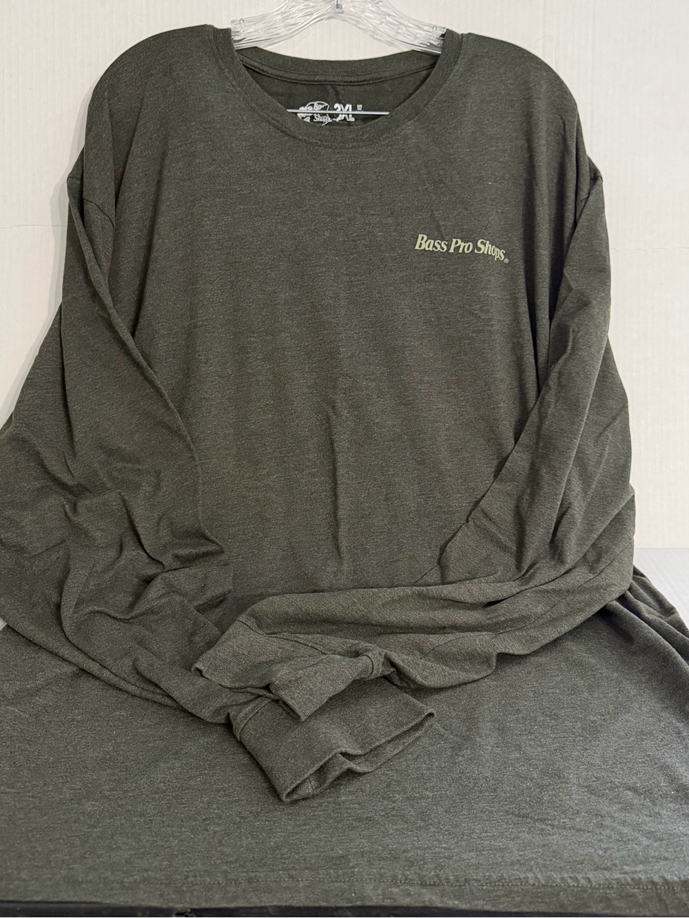 Bass Pro Shops Men’s Long-Sleeve Crewneck Shirt - Olive